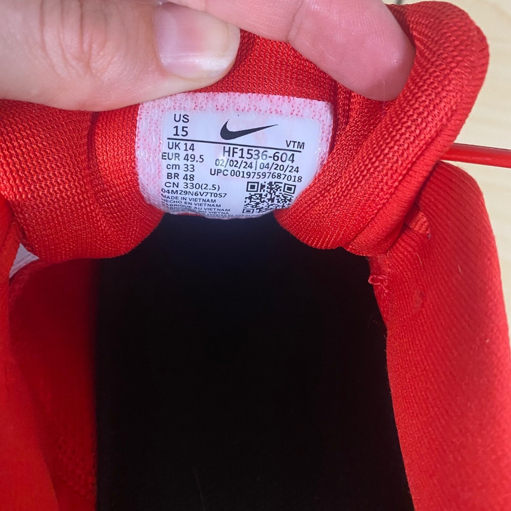 Nike Air Zoom Pegasus 41 Running Shoes Sneakers Mens Size 15 Red - Picture 7 of 15